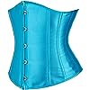 Underbust Corsets for Women Fashion Sea Blue